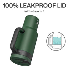 Load image into Gallery viewer, POWCAN 40 oz Tumbler with Handle, 2-in-1 Straw and Sip Lid, Leakproof, Dishwasher Safe, Insulated Stainless Steel Travel Coffee Mug, Keeps Cold for 34 Hours, Fits in Car Cup Holder (Forest)_6362

