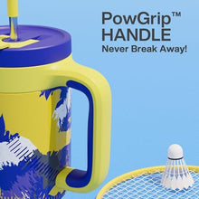 Load image into Gallery viewer, POWCAN 40 oz Tumbler with Handle, 2-in-1 Straw and Sip Lid, Leakproof, Dishwasher Safe, Insulated Stainless Steel Travel Coffee Mug, Keeps Cold for 34 Hours, Fits in Car Cup Holder (Rise to Glory), RisetoGlory_5896
