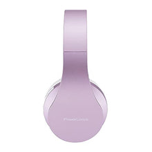 Load image into Gallery viewer, PowerLocus Wireless Bluetooth Over-Ear Stereo Foldable Headphones, Wired Headsets Rechargeable with Built-in Microphone for iPhone, Samsung, LG, iPad (Purple/White), PurpleWhite_7951
