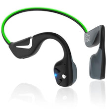 Load image into Gallery viewer, Praseno Bone Conduction Headphones Bluetooth 5.3 Open Ear Headphones with Mic, 12Hrs Playtime Quick Charging BT Headphones, IPX6 Waterproof Sports Headset for Running, Cycling, Working (Green), BlackGreen_1
