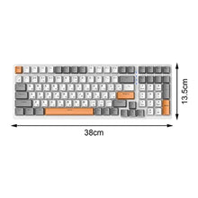 Load image into Gallery viewer, predolo Russian Mechanical Gaming Keyboard 100 Keys, Ergonomics,RGB, Backlit, USB Wired Plug and Play Durable Portable 98% Allocation for PC Laptop, Style E, StyleE_6812
