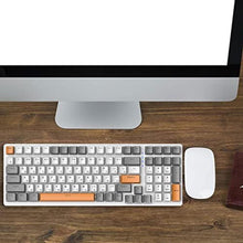 Load image into Gallery viewer, predolo Russian Mechanical Gaming Keyboard 100 Keys, Ergonomics,RGB, Backlit, USB Wired Plug and Play Durable Portable 98% Allocation for PC Laptop, Style E, StyleE_6813
