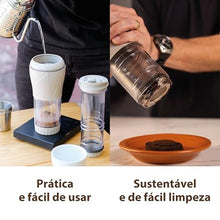 Load image into Gallery viewer, Pressca - Portable Coffee &amp; Tea Maker - Thermal Coffee &amp; Tea Infuser, French Press, Single Serve Coffee Maker, BPA Free - Home &amp; Kitchen Accessories &amp; Utensils - 12 fl oz, Lilac_6684
