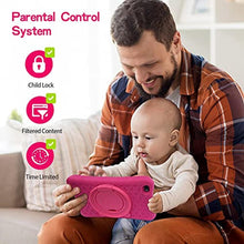 Load image into Gallery viewer, PRITOM 8 inch Quad Core Kids Android Tablet, 64GB, WiFi, Bluetooth, Dual Camera, Educationl, Games,Parental Control, Kids Software with Kids-Tablet Case(Pink)_2323

