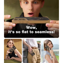 Load image into Gallery viewer, Privacy Case for Samsung Galaxy S25 Plus/S24 Plus,360 Rotated Magnetic Ring Stand Phone Case with Screen Protector &amp; Camera Cover,[Compatible with Magsafe] Shockproof S 25+/S 24+ Plus Cover,Desert, DesertGold_2786
