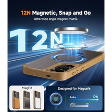 Load image into Gallery viewer, Privacy Case for Samsung Galaxy S25 Plus/S24 Plus,360 Rotated Magnetic Ring Stand Phone Case with Screen Protector &amp; Camera Cover,[Compatible with Magsafe] Shockproof S 25+/S 24+ Plus Cover,Desert, DesertGold_2787

