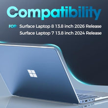 Load image into Gallery viewer, ProCase Case for 13.8 Inch Surface Laptop 8 2026 / Laptop 7 2024 -Crystal_713
