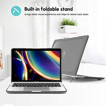 Load image into Gallery viewer, ProCase for MacBook Pro 13 Inch 2023 M2, 2022 2020 M1 A2338/ A2289/ A2251, Heavy Duty Hard Shell Case with Dual Layer Protective Cover and Kickstand for MacBook Pro 13-inch -Grey_637
