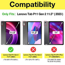 Load image into Gallery viewer, ProCase Slim Stand Case for Lenovo Tab P11 2nd Gen 11.5" 2023, Black_7778
