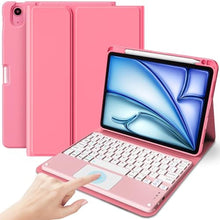 Load image into Gallery viewer, ProCase Touchpad Keyboard Case for iPad Air 11 Inch M4/M3/M2 &amp; Air 5/4, Melonpink_1
