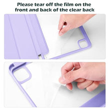 Load image into Gallery viewer, ProCase Transparent Back Case for iPad Air 13" / iPad Pro 12.9", Purple_7352
