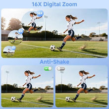 Load image into Gallery viewer, Professional Digital Camera for Photography, Compact Point and Shoot Digital Camera, Black_2077
