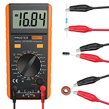 Load image into Gallery viewer, Proster LCR Meter - Capacitance Resistance Inductance Digital LCR Multimeter with LCD Over-Range Display, Yellow_8088
