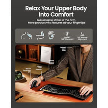 Load image into Gallery viewer, ProtoArc Ergonomic Mouse, EM11 NL Bluetooth Rechargeable Wireless Vertical Mouse, 3 Multi-Device Connectivity for Computer/PC/Laptop, 2.4GHz USB-A Optical Mice for Windows, Mac OS, Black_4241
