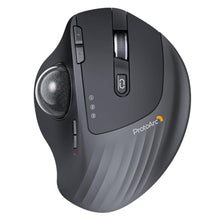 Load image into Gallery viewer, ProtoArc Wireless Trackball, EM01 NL Ergonomic Bluetooth Rollerball Thumb Mouse, Rechargeable Computer Laptop Mouse, Adjustable Angle &amp; 3 Device Connection for PC, Mac, Windows - Gray Ball, GrayBall_1

