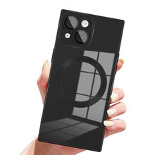 Load image into Gallery viewer, PSIOXY Black for iPhone 15 Case Rectangle Compatible with MagSafe_1
