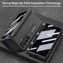 Load image into Gallery viewer, PUROOM for Samsung Galaxy Z Fold 7 Case with Privacy Screen Protector Magnetic Hinge Coverage Protective Built-in Kickstand All-Inclusive Shockproof Cover (Black with Privacy Screen), BlackwithPrivacyScreen_4220
