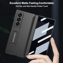 Load image into Gallery viewer, PUROOM for Samsung Galaxy Z Fold 7 Case with Privacy Screen Protector Magnetic Hinge Coverage Protective Built-in Kickstand All-Inclusive Shockproof Cover (Black with Privacy Screen), BlackwithPrivacyScreen_4221
