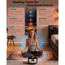 Load image into Gallery viewer, PUVIDJUT Meditation Sound Machine, Frequency Generator Instrument,PUVIDJUT Tone Device - Solfeggio Frequencies Bath for Yoga, Mindfulness,Meditation System of Chakra, 5 Tones Optional, 3 Timer Modes, OnyxBlack_1569
