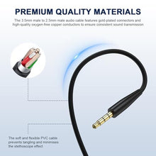 Load image into Gallery viewer, QC45 Microphone Compatible with Bose QC45 Wireless Noise Cancelling Headphones, Boom Gaming Microphone Cable with Mute Switch for PS4, PS5, PC, Xbox One Controller (QC45 Boom Mic, 3.5mm Y-Splitter), Black_1815
