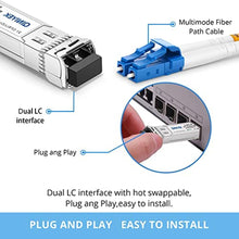 Load image into Gallery viewer, QINIYEK 4Pack 10Gbase-SR SFP+ LC Transceiver, 10G Multimode SFP Module 850nm, up to 300 Meters, for Cisco SFP-10G-SR, Ubiquiti UniFi UF-MM-10G, Meraki MA-SFP-10GB-SR, Mikrotik, TP-Link and More, x_155
