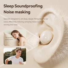 Load image into Gallery viewer, QJF Invisible Mini Sleep Earbuds Wireless Bluetooth, 2-in-1 Dual Design for Side Sleepers, Ultra-Low Profile Soft Ear Tips for Small Ears, Noise Blocking Sleep Headphones with Portable Charging Case, Black_2139
