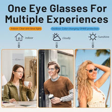 Load image into Gallery viewer, QJF Smart Glasses for Men &amp; Women with Photochromic Lenses, Bluetooth 5.3, Polarized, Blue Light Blocking, Open-Ear Speakers, Lightweight_605
