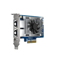 Load image into Gallery viewer, QNAP QXG-10G2T-X710 Two Port 10GbE Network Card with SR-IOV and iSCSI, Block-Based and Supports Multiple Virtual Disk Modes, Multicolored_7976
