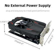 Load image into Gallery viewer, QTHREE Radeon RX 560 4GB GDDR5 Video Graphics Card GPU,128 Bit,DVI,HDMI,DP_186
