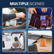 Load image into Gallery viewer, R-12 Luggage Electric Shaver, Mini Portable Beard Shaver, Suitcase Design, USB Rechargeable One-Button Long Lasting for Home Travel (White), ColourWhite_467
