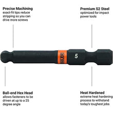 Load image into Gallery viewer, Railer 10mm Hex Impact Driver Bit - 5 Pack (2 inch, S2 Steel, Heat Hardened)_5368
