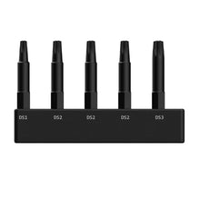 Load image into Gallery viewer, Railer Double Square 8 Point Star Bit Set, 5pc S2 Steel 2 Inch 8 Spline Fastener Drive Bit Set with Storage Bit Holder_5383
