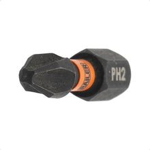 Load image into Gallery viewer, Railer Screwdriver Bit Set For Electricians - Premium S2 Steel Impact Driver Bit &amp; Nut Driver Set With A Magnetizer Bit Holder &amp; Carabiner, Orange_5376
