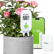 Load image into Gallery viewer, RAINPOINT Smart Digital Wireless Plant Moisture Meter Houseplants Indoor WiFi Hub Kit with Low/High Moisture Alert,Real-time Monitor Hygrometer Sensor Outdoor Gardening Push Notification&amp;Email_1
