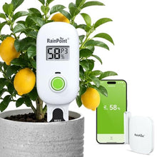 Load image into Gallery viewer, RAINPOINT Smart Digital Wireless Plant Moisture Meter Houseplants Indoor WiFi Hub Kit with Low/High Moisture Alert,Real-time Monitor Hygrometer Sensor Outdoor Gardening Push Notification&amp;Email, SensorHub_1
