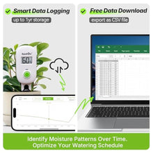Load image into Gallery viewer, RAINPOINT Smart Digital Wireless Plant Moisture Meter Houseplants Indoor WiFi Hub Kit with Low/High Moisture Alert,Real-time Monitor Hygrometer Sensor Outdoor Gardening Push Notification&amp;Email_5

