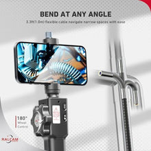 Load image into Gallery viewer, Ralcam Endoscope, Two-Way Articulating Borescope with Light - 5.5mm Articulation Snake Camera, 1080P Video Inspection for iPhone and Android - 3.3FT Flexible Cable, Black_307
