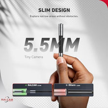 Load image into Gallery viewer, Ralcam Endoscope, Two-Way Articulating Borescope with Light - 5.5mm Articulation Snake Camera, 1080P Video Inspection for iPhone and Android - 3.3FT Flexible Cable, Black_308
