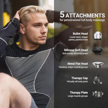 Load image into Gallery viewer, RapidGun Lite Deep Tissue Therapy Massage Gun - 6500 RPM Portable Vibrating Massager for Pain Relief, Trigger Points &amp; Stiffness, Handheld Muscle Massager for Athletes, Active Men &amp; Women, Travel Size, Grizzly_846
