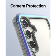 Load image into Gallery viewer, RAPTIC Shield Crystal Case for Samsung Galaxy S24 Plus, [13FT Mil-Grade Drop Protection], [Not Yellowing Tech], Durable Anodized Shockproof Aluminum Frame Slim Samsung S24 Plus Case, Iridescent_7621
