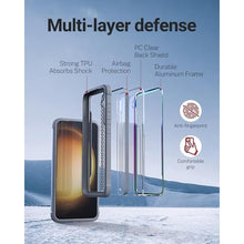 Load image into Gallery viewer, RAPTIC Shield Crystal Case for Samsung Galaxy S24 Plus, [13FT Mil-Grade Drop Protection], [Not Yellowing Tech], Durable Anodized Shockproof Aluminum Frame Slim Samsung S24 Plus Case, Iridescent_7622
