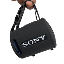 Load image into Gallery viewer, RAWECUD Silicone Cover Case for Sony SRS-XB13/XB100 Extra BASS Wireless Portable Compact Speaker, Protective Skin Sleeve Shell for Sony SRS-XB13 Speaker Accessories (Black)_5367
