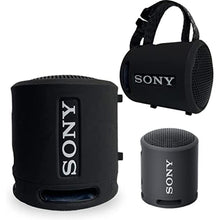Load image into Gallery viewer, RAWECUD Silicone Cover Case for Sony SRS-XB13/XB100 Extra BASS Wireless Portable Compact Speaker, Protective Skin Sleeve Shell for Sony SRS-XB13 Speaker Accessories (Black)_5369
