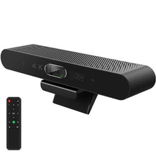 Load image into Gallery viewer, RayBit 4K Pro Audio and Video Conference Room Camera with Remote Control for Windows TV, AI-Powered HD Webcam with Microphone &amp; Speaker for Desktop Computer/PC/Monitor/Laptop/Teams/Zoom/Skype, Black_1

