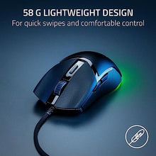 Load image into Gallery viewer, Razer Cobra Wired Gaming Mouse: 58g Lightweight Design - Gen-3 Optical Switches - Chroma RGB Lighting with Underglow - Precise 8500 DPI Optical Sensor - 100% PTFE Mouse Feet - Speedflex Cable - Black_1882
