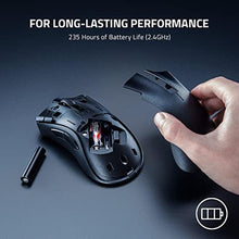 Load image into Gallery viewer, Razer DeathAdder V2 X HyperSpeed: Award-Winning Ergonomic Design - Ultra-Fast Wireless - 235hr Battery Life - 7 Programmable Buttons - Gen 2 Mechanical Switches - 5G 14K DPI Optical Sensor, ClassicBlack_841
