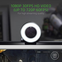 Load image into Gallery viewer, Razer Kiyo Streaming Webcam: 1080p 30 FPS / 720p 60 FPS - Ring Light w/Adjustable Brightness - Built-in Microphone - Advanced Autofocus_2493
