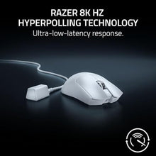 Load image into Gallery viewer, Razer Viper V3 Pro Wireless Esports Gaming Mouse: Symmetrical - 55g Lightweight - 8K Polling - 35K DPI Optical Sensor - Gen3 Optical Switches - 8 Programmable Buttons - 95 Hr Battery - White_3187
