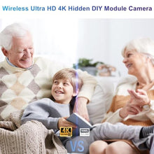 Load image into Gallery viewer, Real 4K HD Security Mini Camera, DIY Module Tiny Wireless Remote Control, Black_2125
