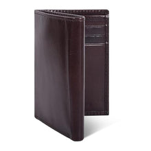 Load image into Gallery viewer, Real Leather Mens Trifold Wallet RFID Blocking Slim Minimalist Front Pocket - Thin &amp; Stylish with ID Window in Gift Box_1
